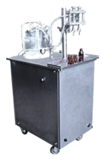 پرکن دونازله با خلا نیمه-Semi automatic two nozzles vacuum filling machine (VN2000)