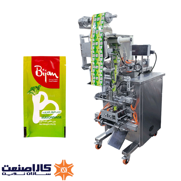 دستگاه بسته بندی سس تک نفره